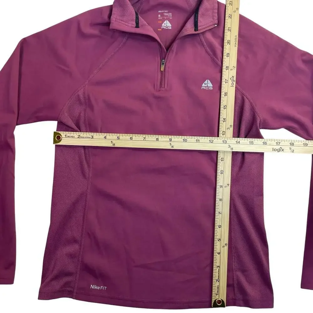 Nike ACG Fit Dry 1/4 Zip Pullover Shirt Size S